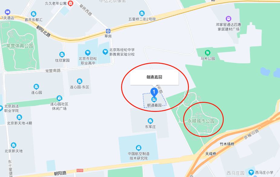 且通州区永顺城市公园以及朝通嘉园小区周边交通不便,向有关领导建议