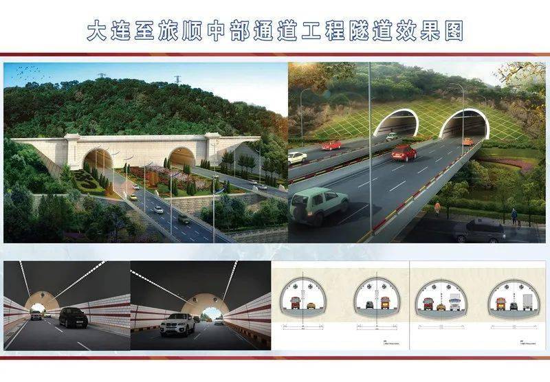 大连至旅顺中部通道部分路段通车!_金柳