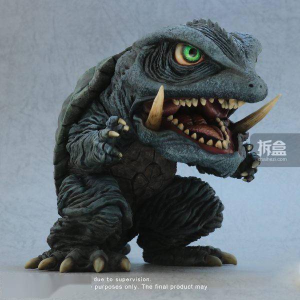 x-plus 1995加美拉gamera q版人偶手办摆件