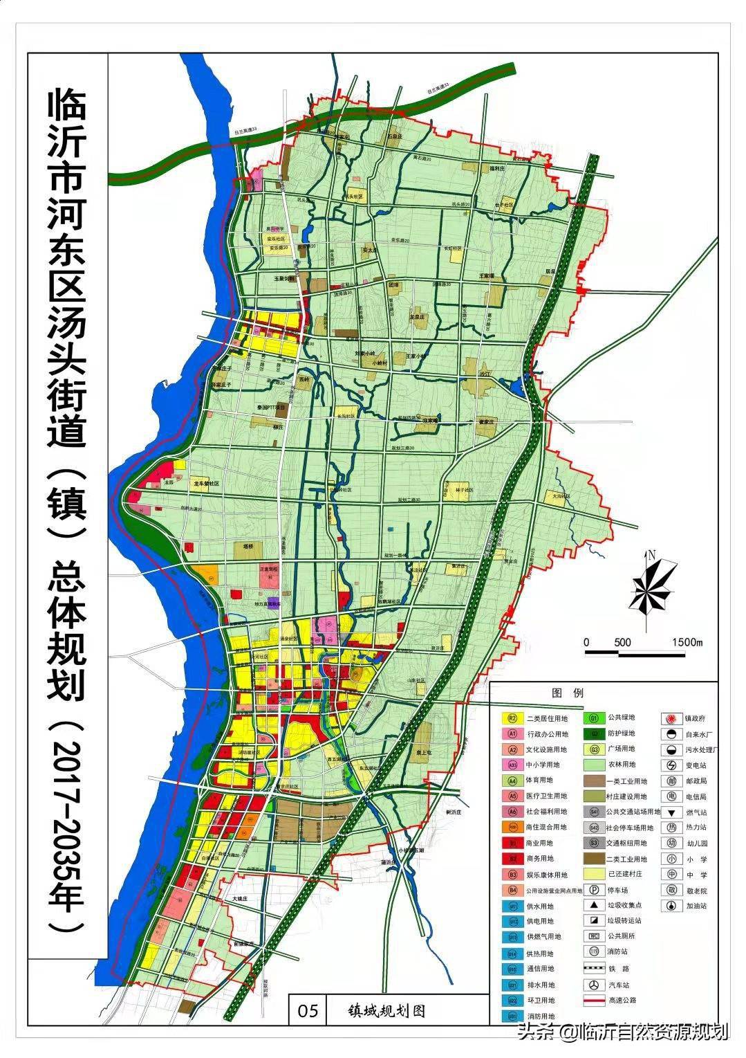 临沂市河东区汤头街道镇总体规划20172035年