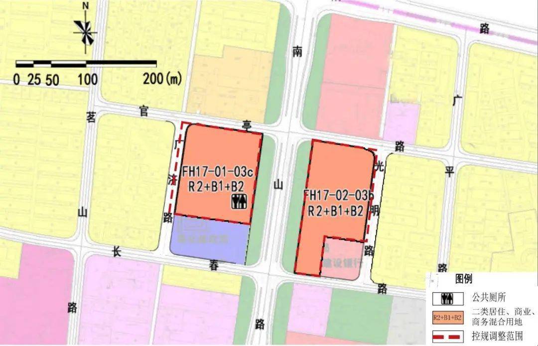 奉化县江以西旧城区控制性详细规划局部调整批后公布