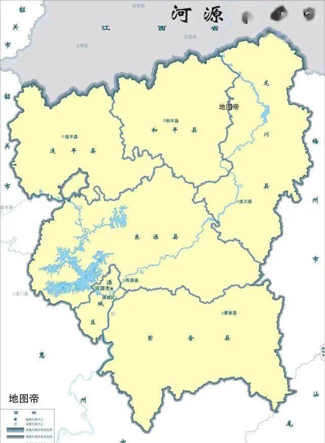 图-广东省河源市地图北宋灭南汉后,龙川还是循州治所,郡名为海丰郡