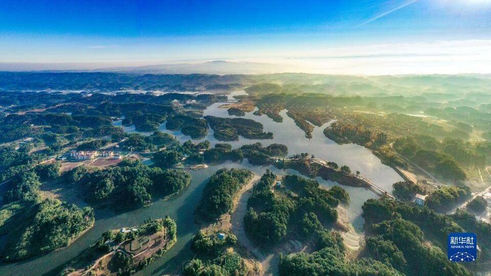 重庆南川:黎香湖冬景美如画