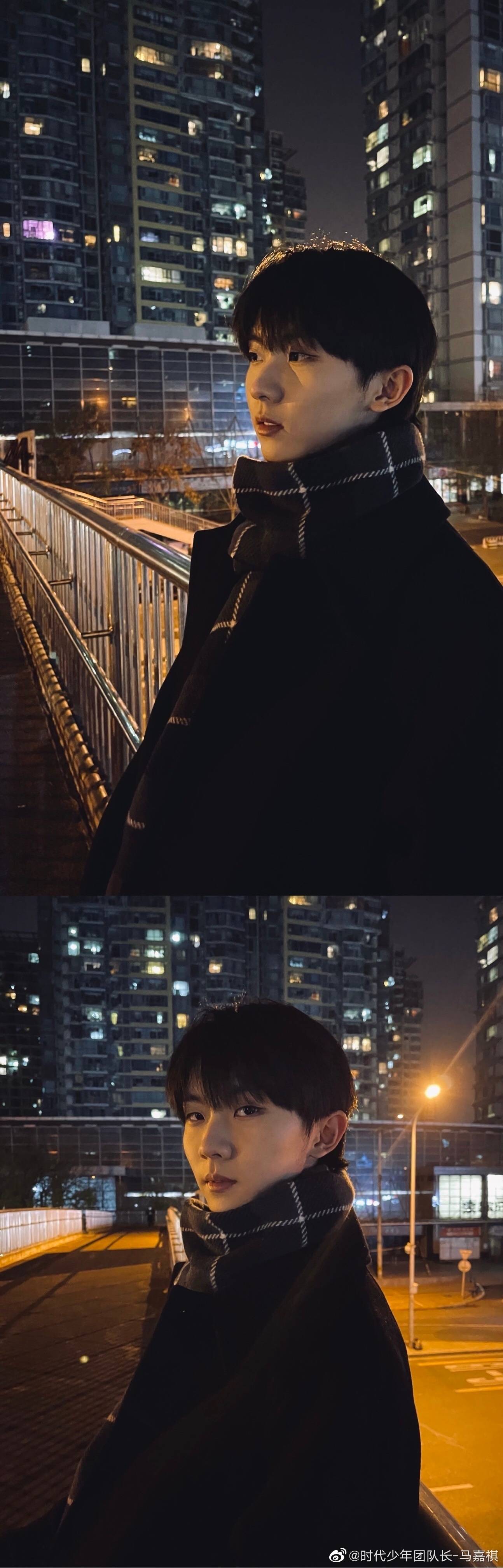 马嘉祺这组天桥大片帅到失语