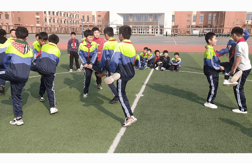 聊城莘县翰林学校小学部:"追根溯源"传统游戏 双减之下点亮童年