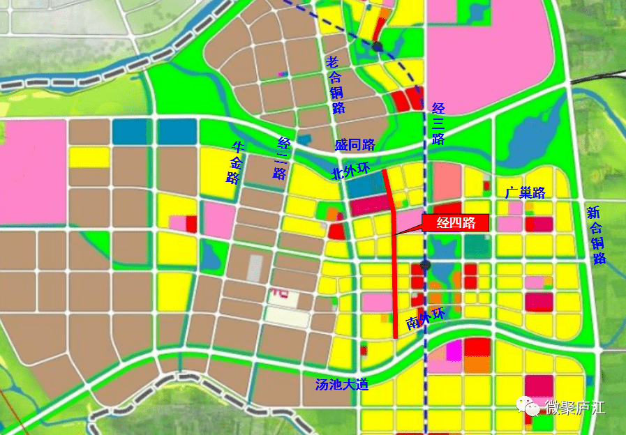 庐江这里拟新建5条道路!_规划_牛金_外环路