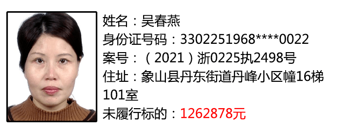 象山最新一批老赖曝光!_惩戒_信用_当事人