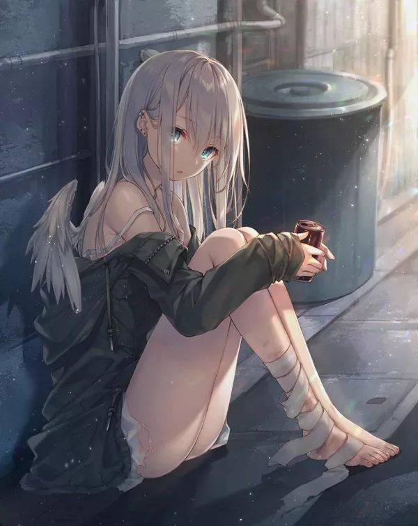 动漫插画壁纸大长腿