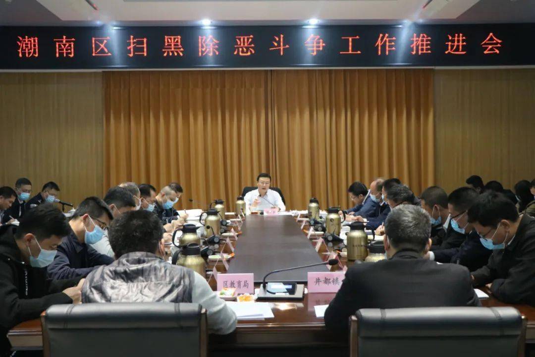 我区召开全区扫黑除恶斗争工作推进会