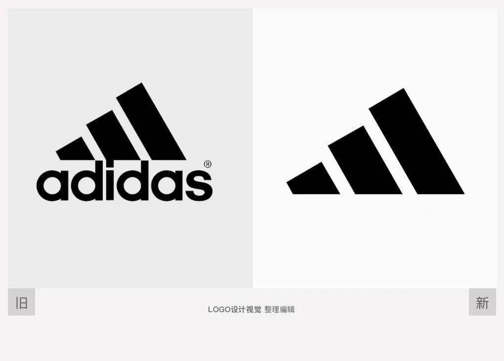 阿迪达斯推出了一个新logo!_设计_标志_文字