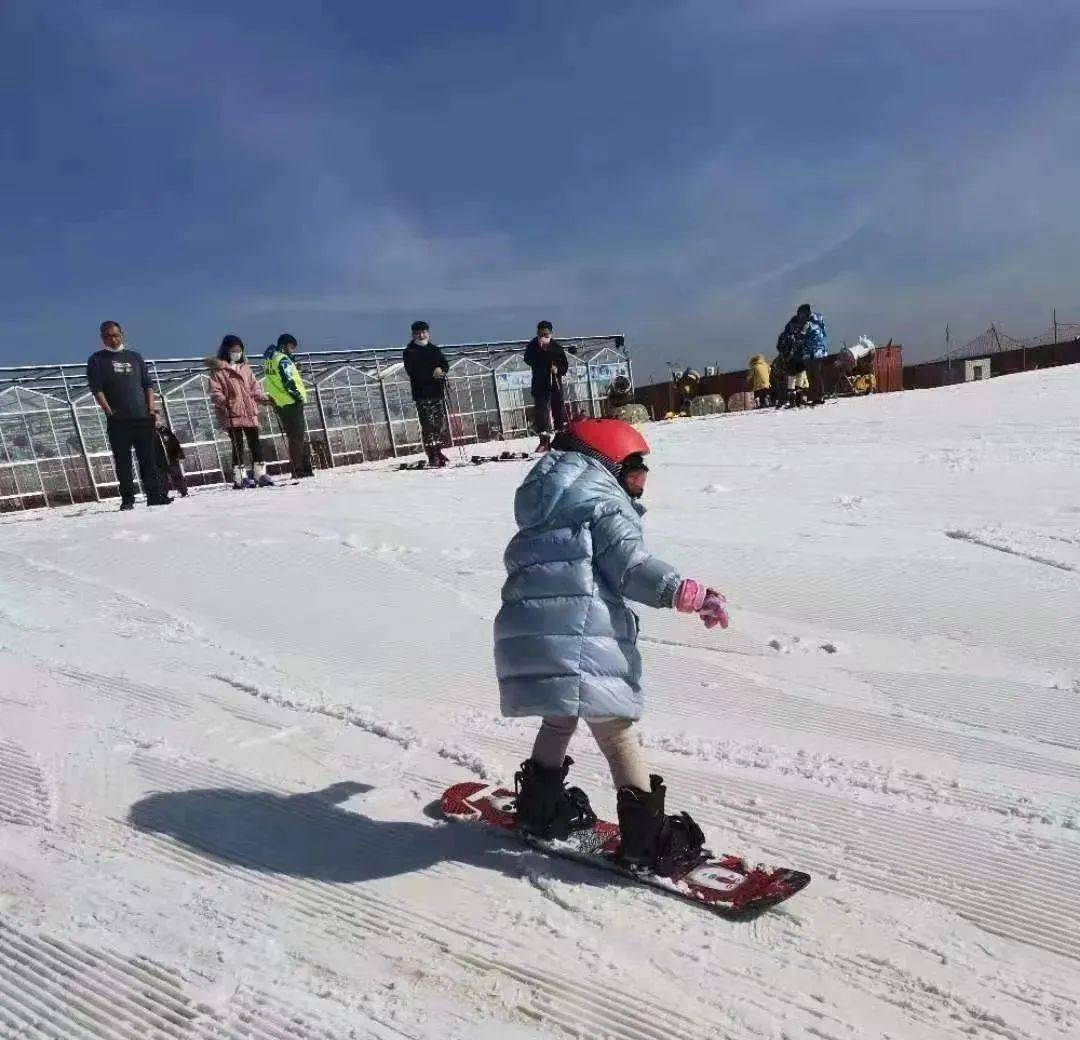 茶溪川滑雪公园拥有初级,中级滑雪道,单双板速滑雪道,练习滑雪道,儿童