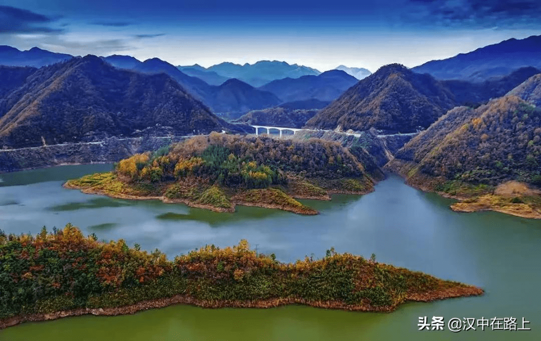 高峡出平湖多图带你饱览汉中三河口水库秀色