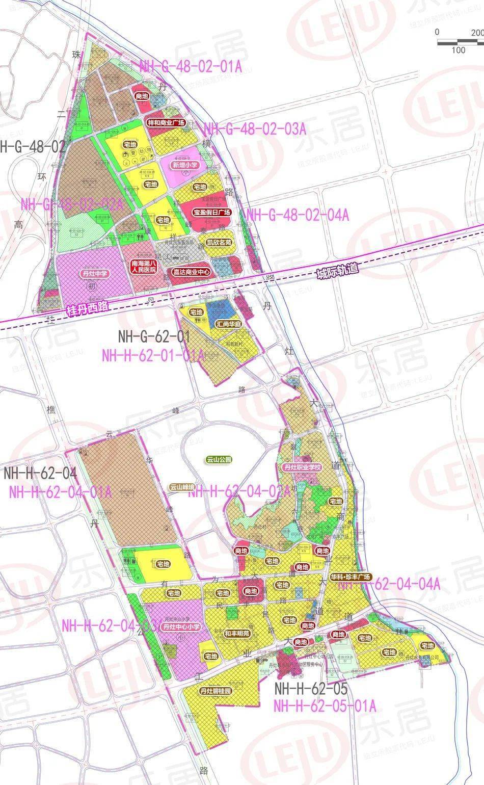 新控规新增了一所小学的规划,规划小学位于宝盈假日广场北侧附近