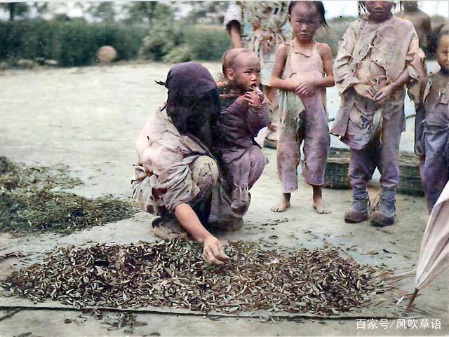 老照片看看这些受难的饥民便知从来没有所谓的黄金十年