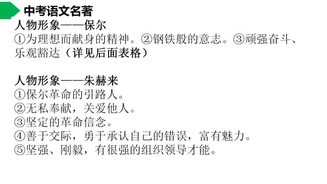 初中语文八下钢铁是怎样炼成的名著导读思维导图考点合集寒假预习必收