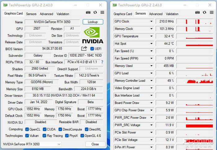 性能不止于入门影驰rtx3050mini显卡上手