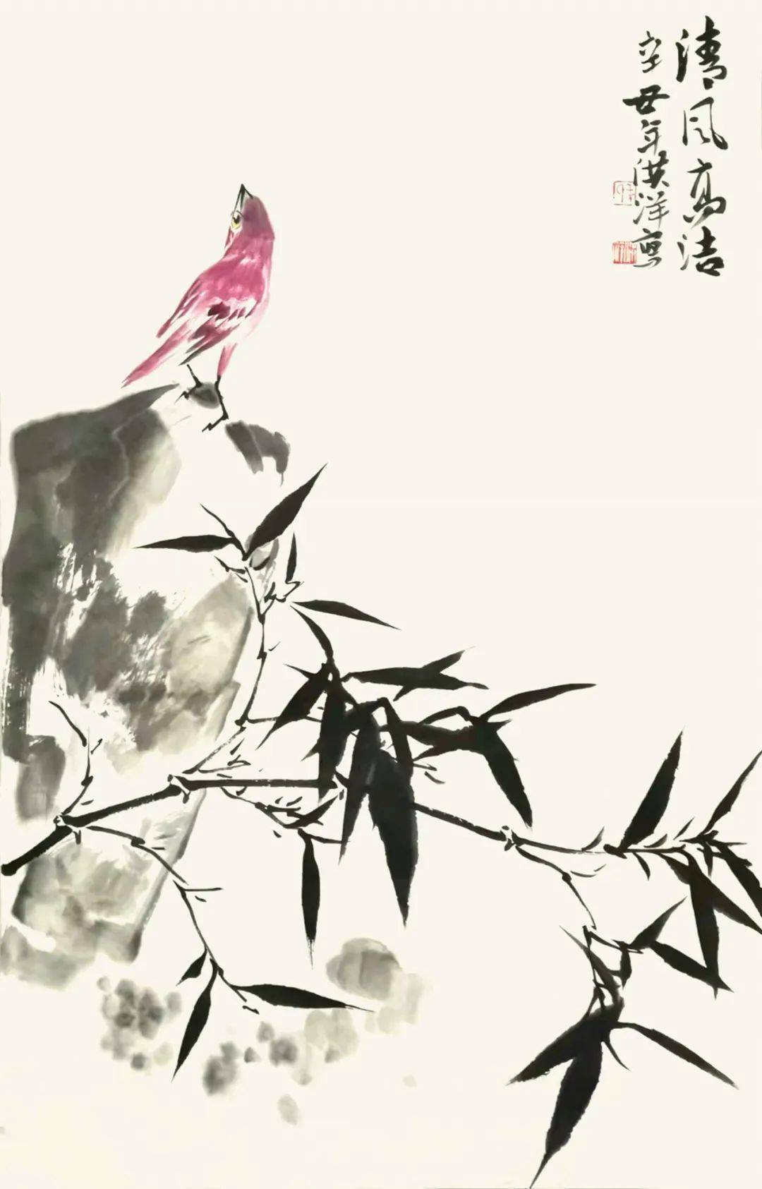 【书画艺术1715期】《湖南书画》艺苑风景——毛洪洋_作品_防控_专刊