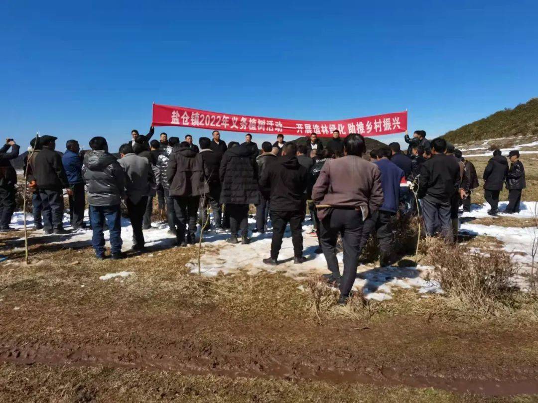 新年添新绿:威宁各乡镇开展义务植树活动_街道_岔河镇_叶启伟