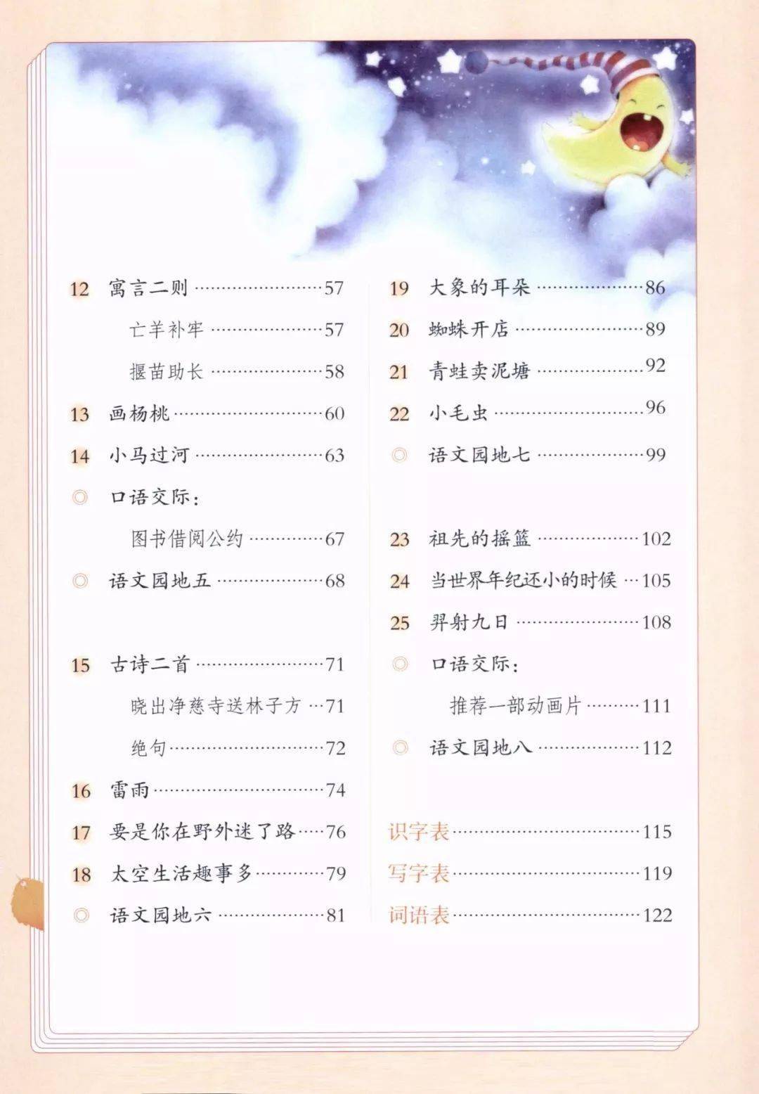 寒假预习必备部编版二年级语文下册电子课本汇总