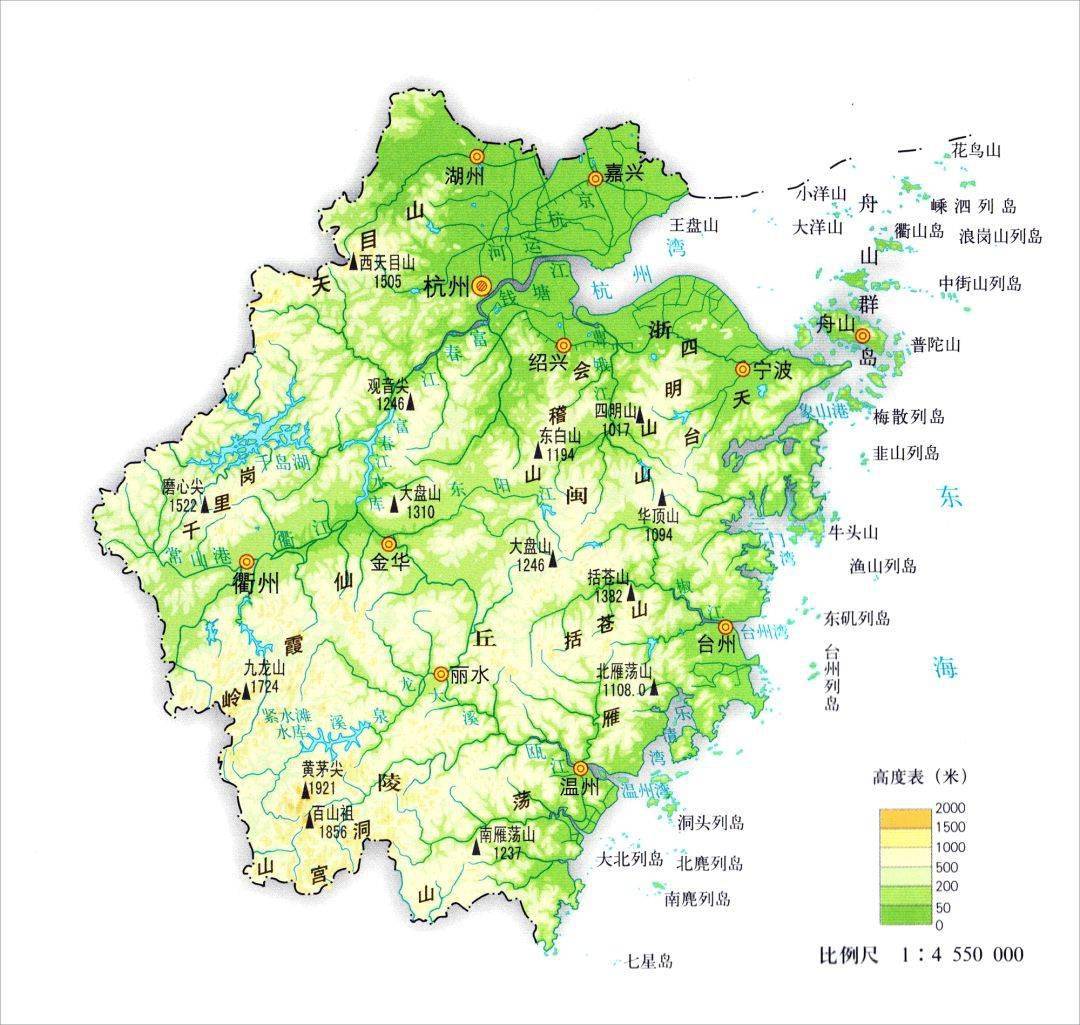 漂亮简洁的各省市地形高清图世界彩色地图集七大洲3d地形图
