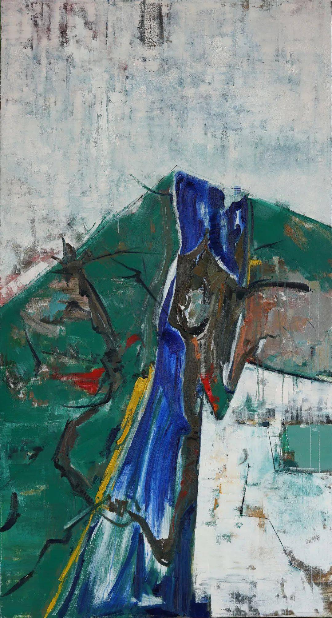 2021年何晶玉《芳华 120cm×135cm 油画 2021年冯秋浩
