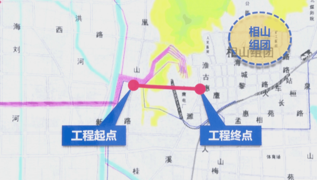 淮北三马路西延