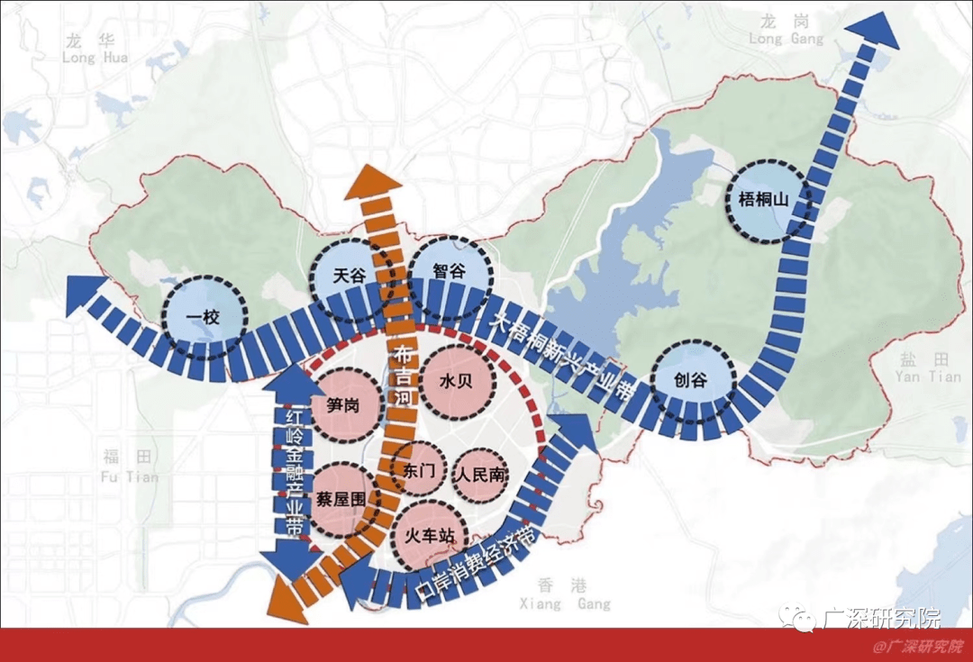 干货2022深圳市各区规划图精简版