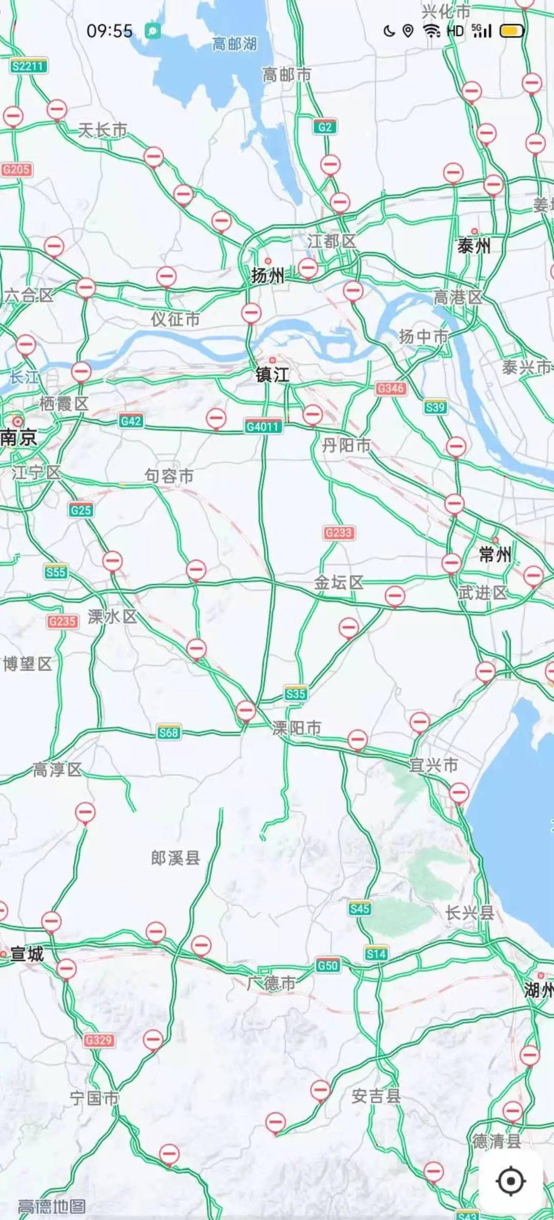 6,宁洛高速公路g36,关闭八卦洲枢纽往浦仪公路(北向西)右转匝道5,g250