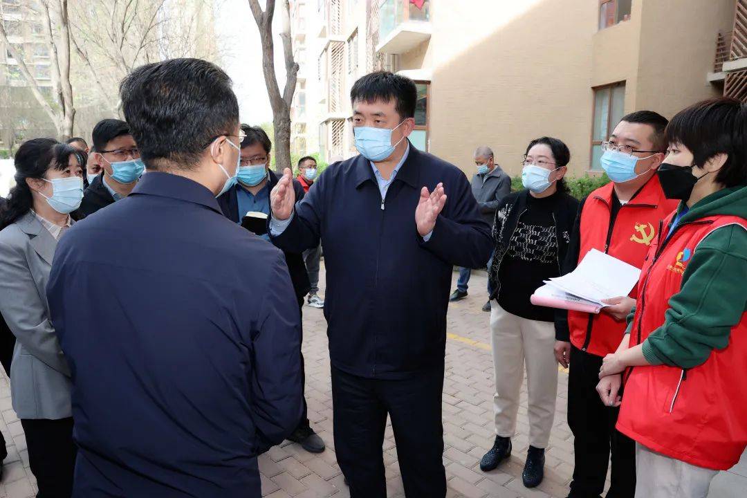 太原杏花岭区委书记侯森带队调研指导基层全员核酸检测准备工作