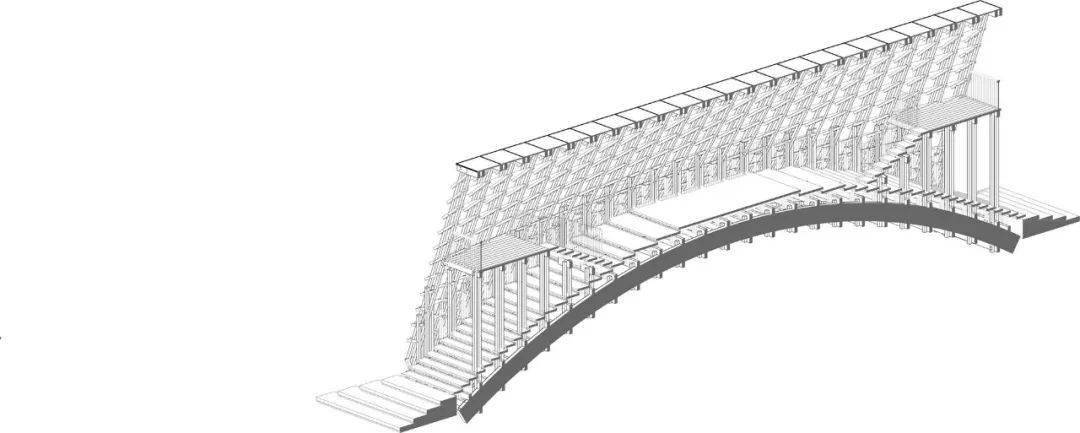 继承了古代廊桥的建造智慧 罗宇杰工作室luo studio_空间_结构_走廊