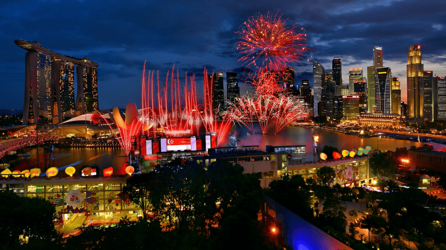 新加坡的国庆节庆祝活动终于回来了