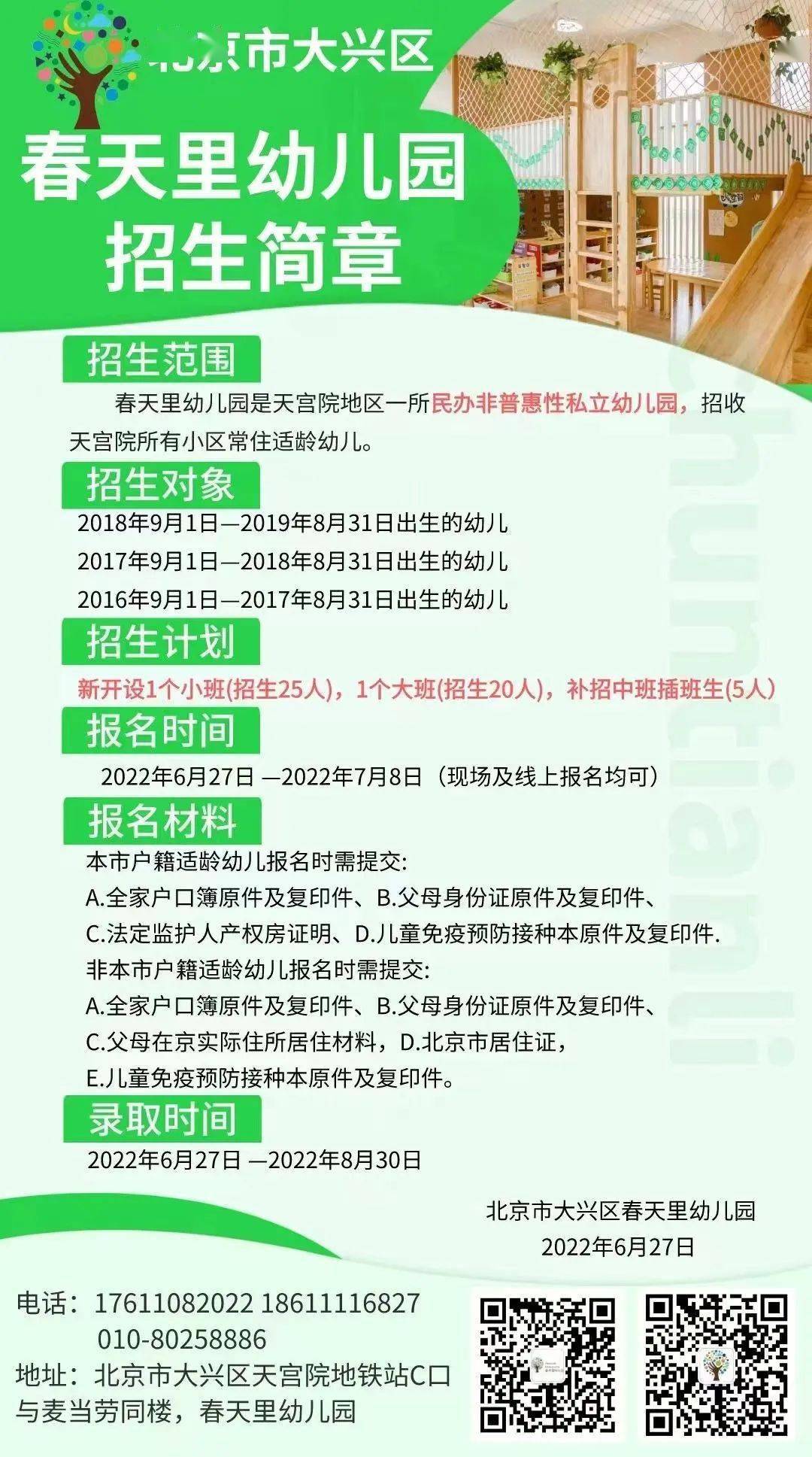 大兴区2022年幼儿园招生划片汇总来了