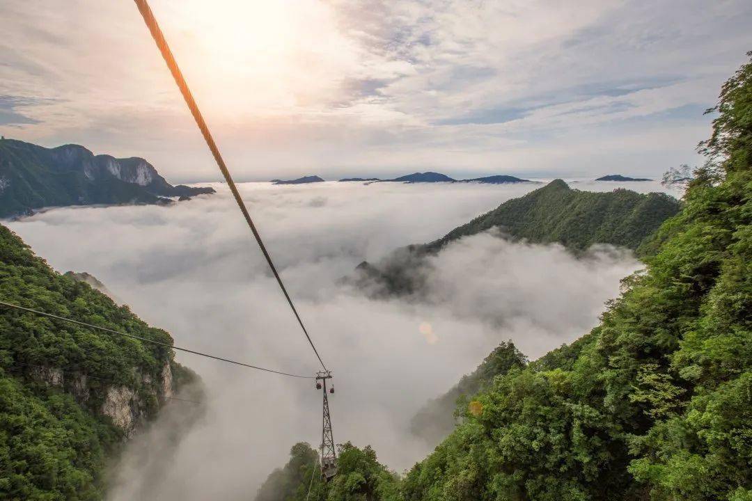 旅发会项目巡礼丨七星山:匠心打造张家界全新旅游业态_索道_天空_景区