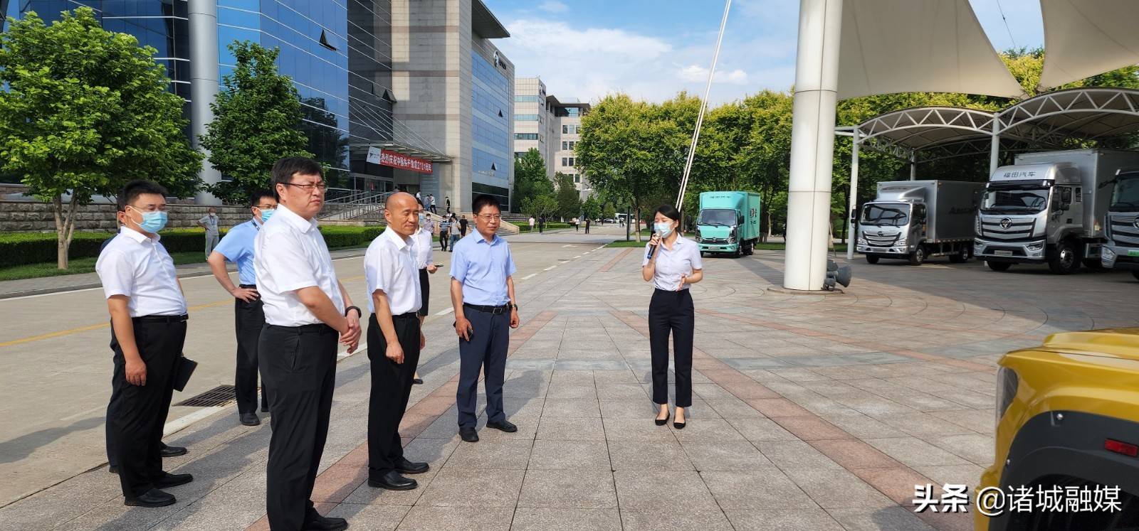 诸城市委书记张建伟带队到京对接工作_华通公司_董盛龙_北汽