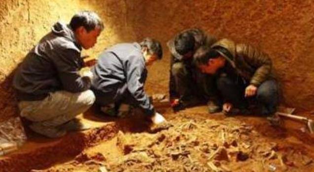 江苏考古队发现一古墓，打开棺木后，小妾身上有一只“蝉”