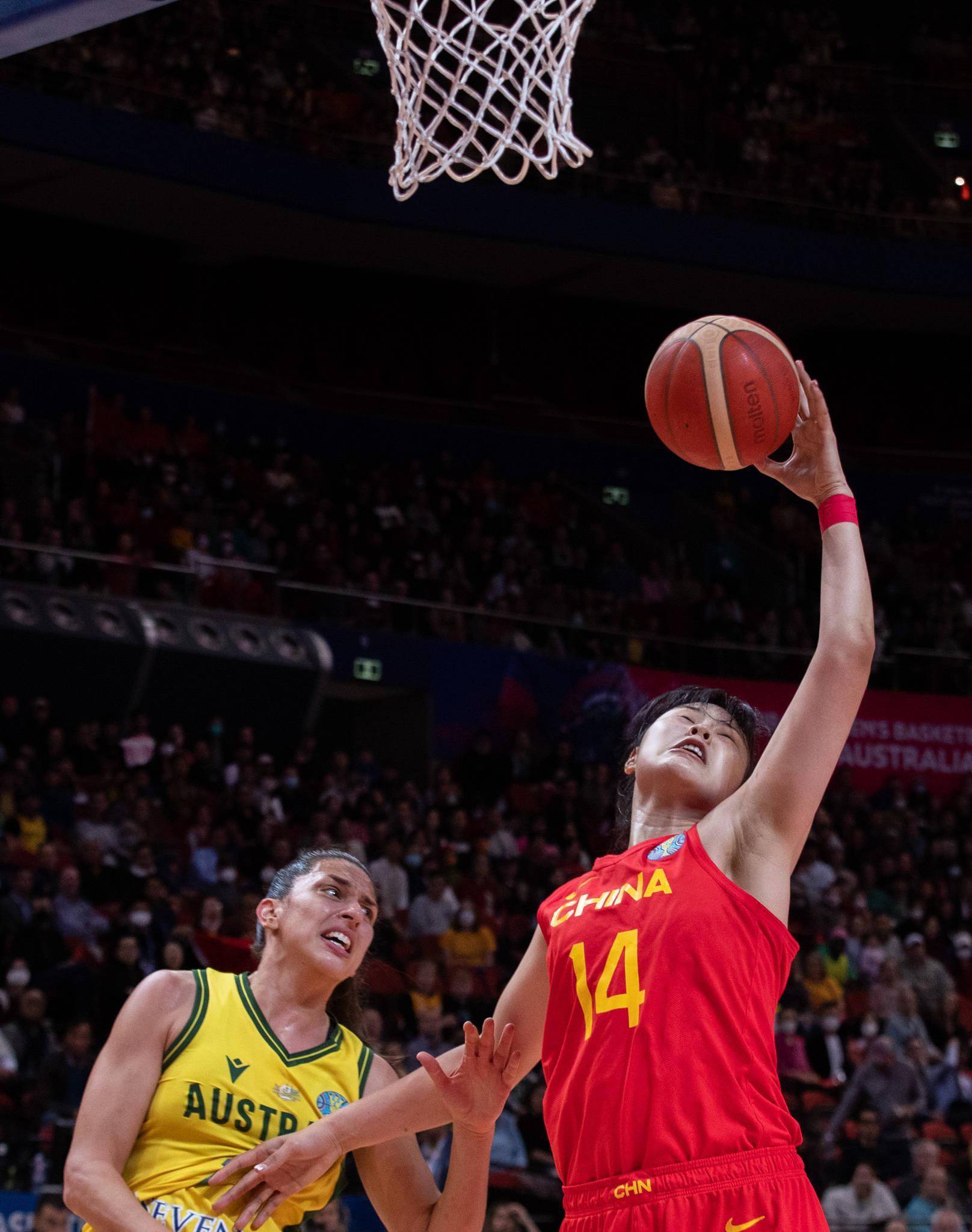 篮球——女篮世界杯半决赛：中国对阵澳大利亚