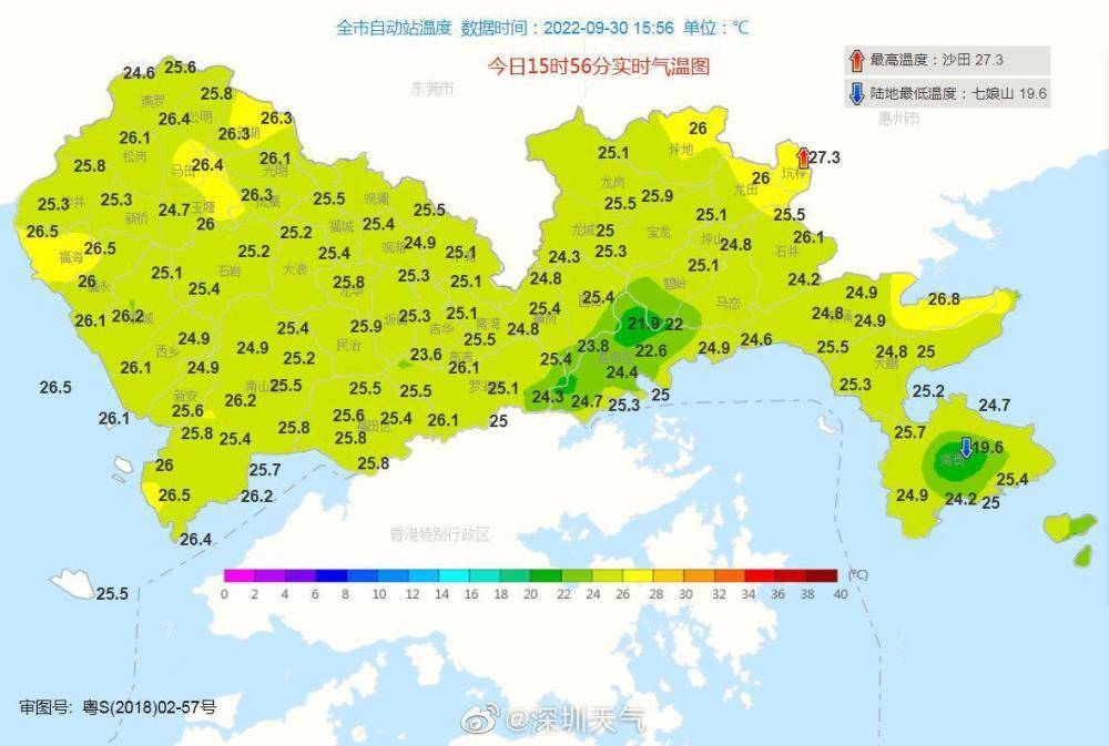 国庆深圳朝霞美！太阳不休假，金秋十月也要防暑降温