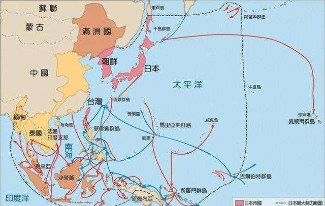 与此同时,日本在"诺门坎战役"失败后,放弃北上计划,转而向南扩大侵略