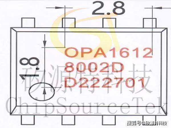 华为手机音频输出功率
:矽源特ChipSourceTek-OPA1612-8002D是SOP8封装,在5V电压3W功率输出的音频功放