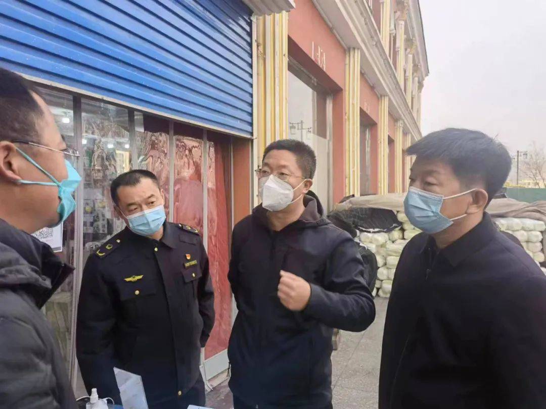 孟勇实地督导重点场所疫情防控工作