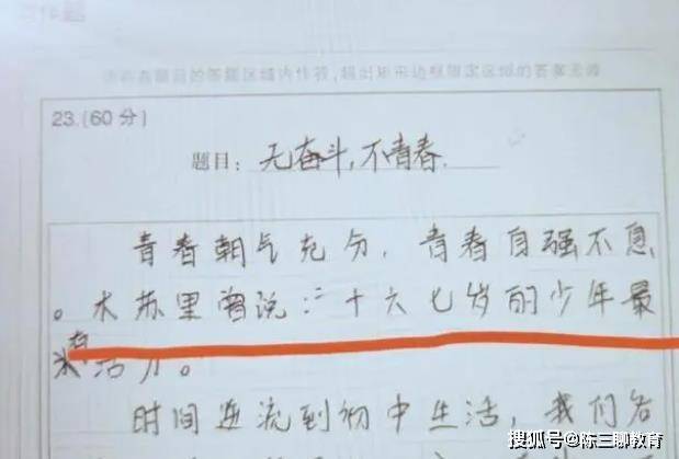 考试作文出现大量网文句子，老师倍感无奈，网友：适当引用没问题  考试作文 第5张