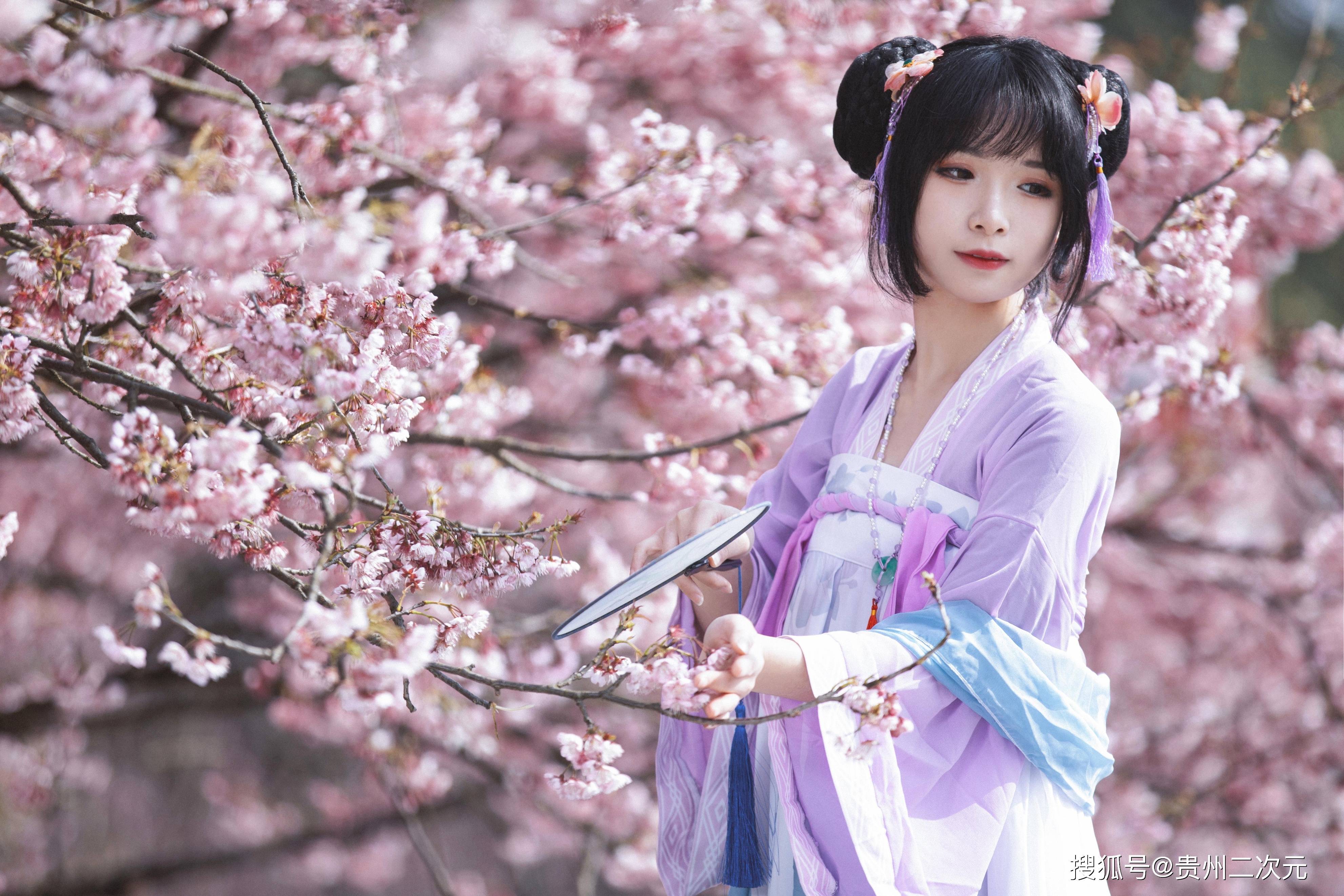 《暖暖环游世界》桃花吟cosplay