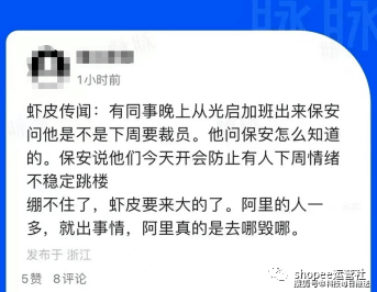 Shopee资讯：虾皮大裁员！公司持续亏损！股价暴跌！保安开会防跳楼  抖音月付怎么取消关闭 第2张