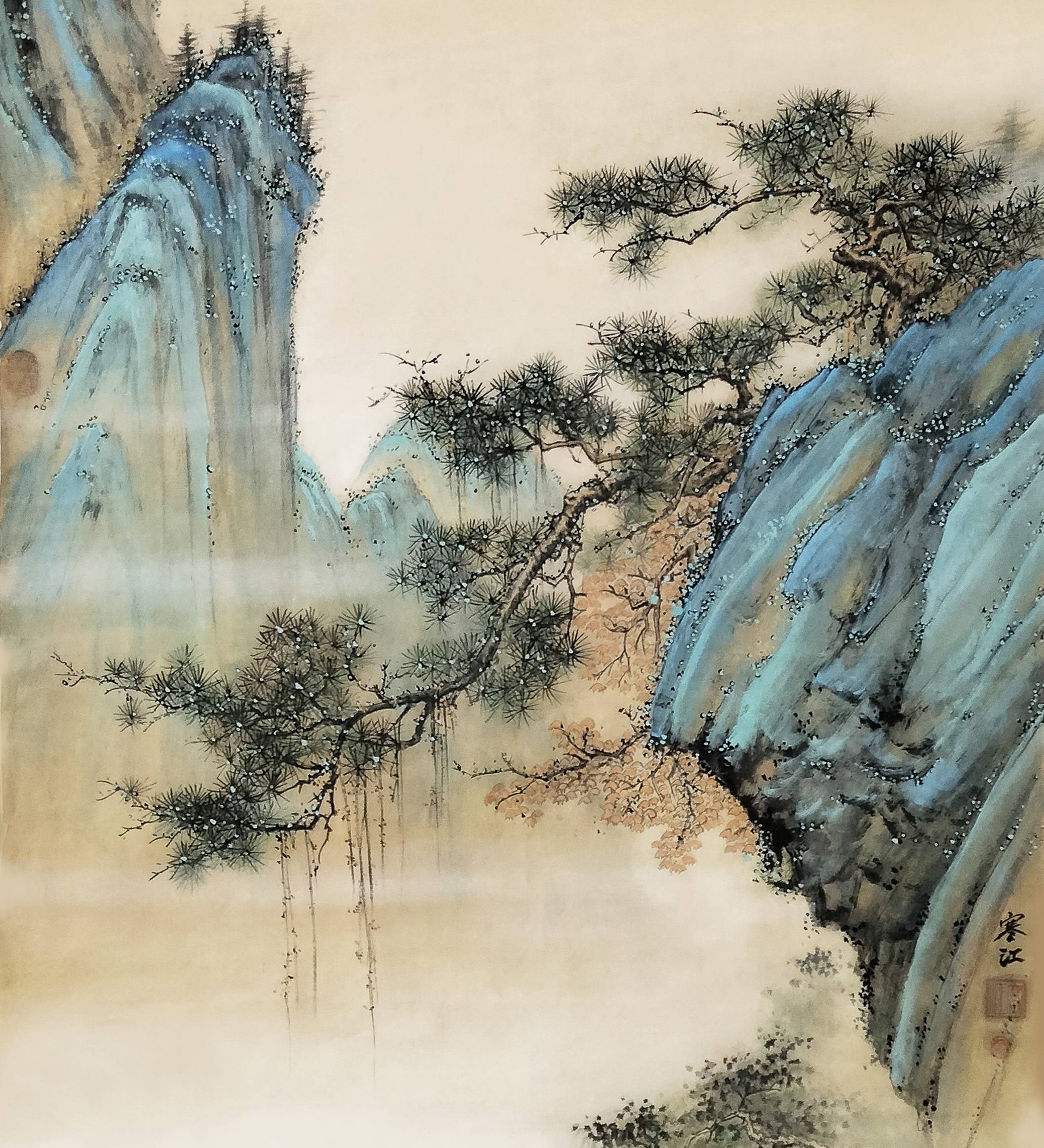 界画寒江---借古开今，师法天然