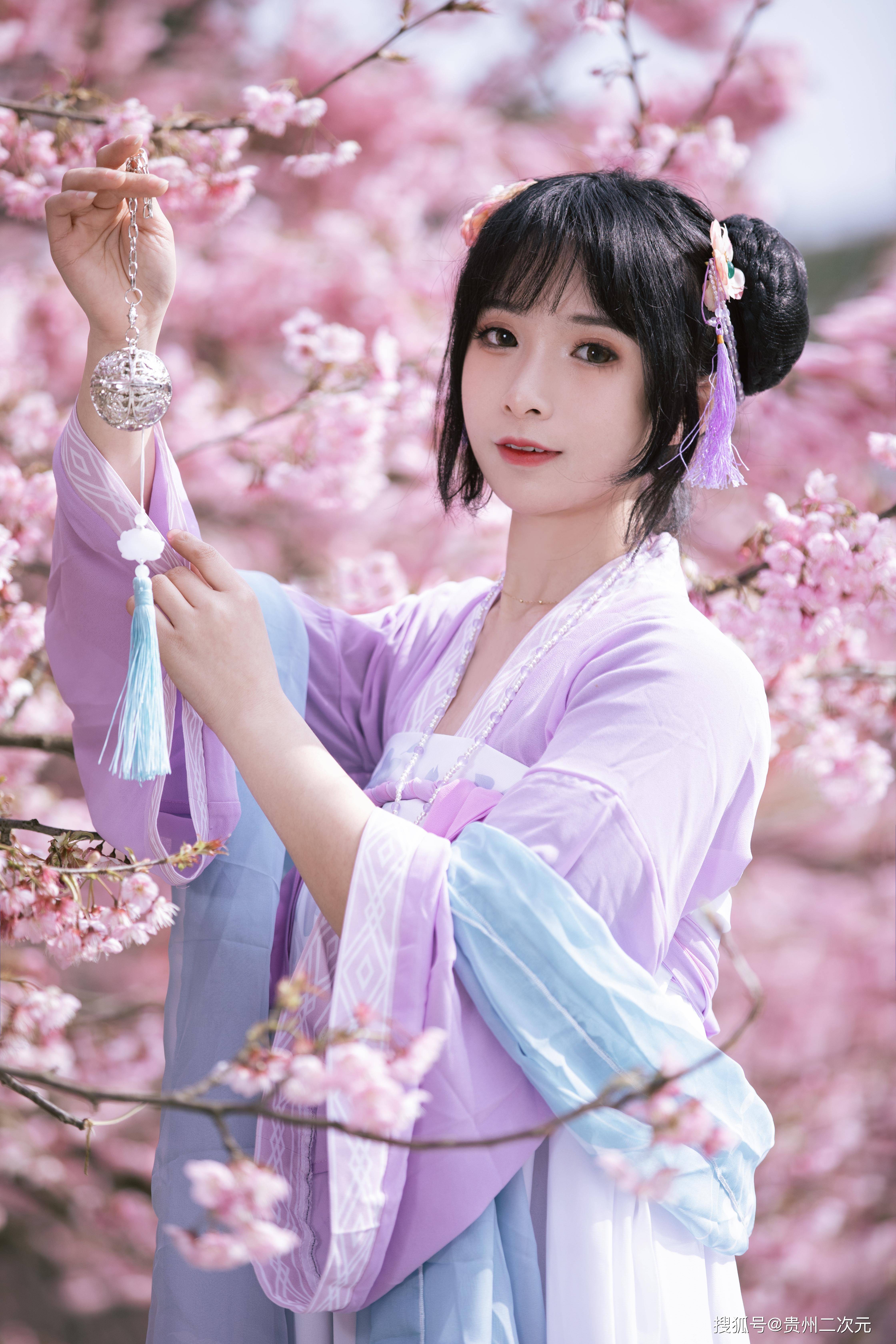 《暖暖环游世界》桃花吟cosplay