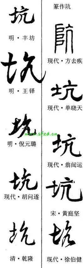 【每日一字】 坑（3074）2023.01.31