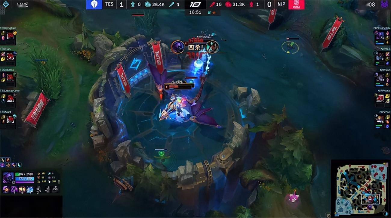 LOL-LPL：JackeyLove老鼠带猫出没无常节拍拉满，TES 2-1击败NIP