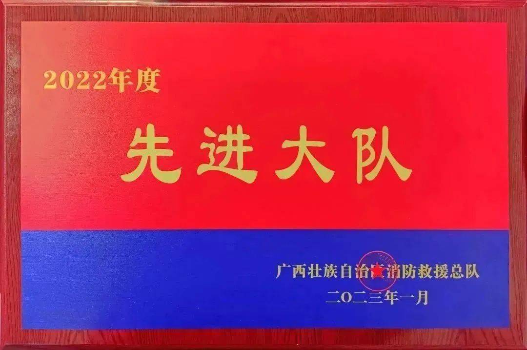 喜报 | 桂平市消防救援大队荣获2022年度“全区消防救援步队先辈大队”