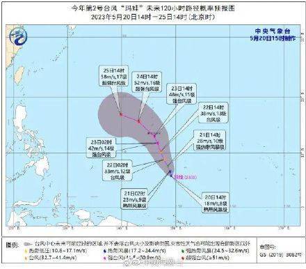 今年第2号台风玛娃生成 恐将成为今年首个超强台风