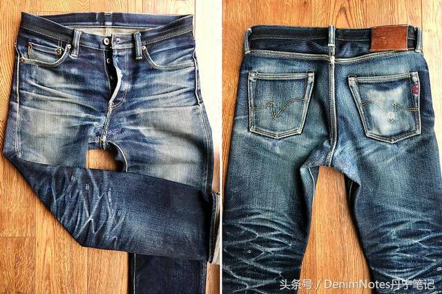 骑士专供,日本重磅牛仔裤铁心ironheart 养3.5年洗3次的惊人色落